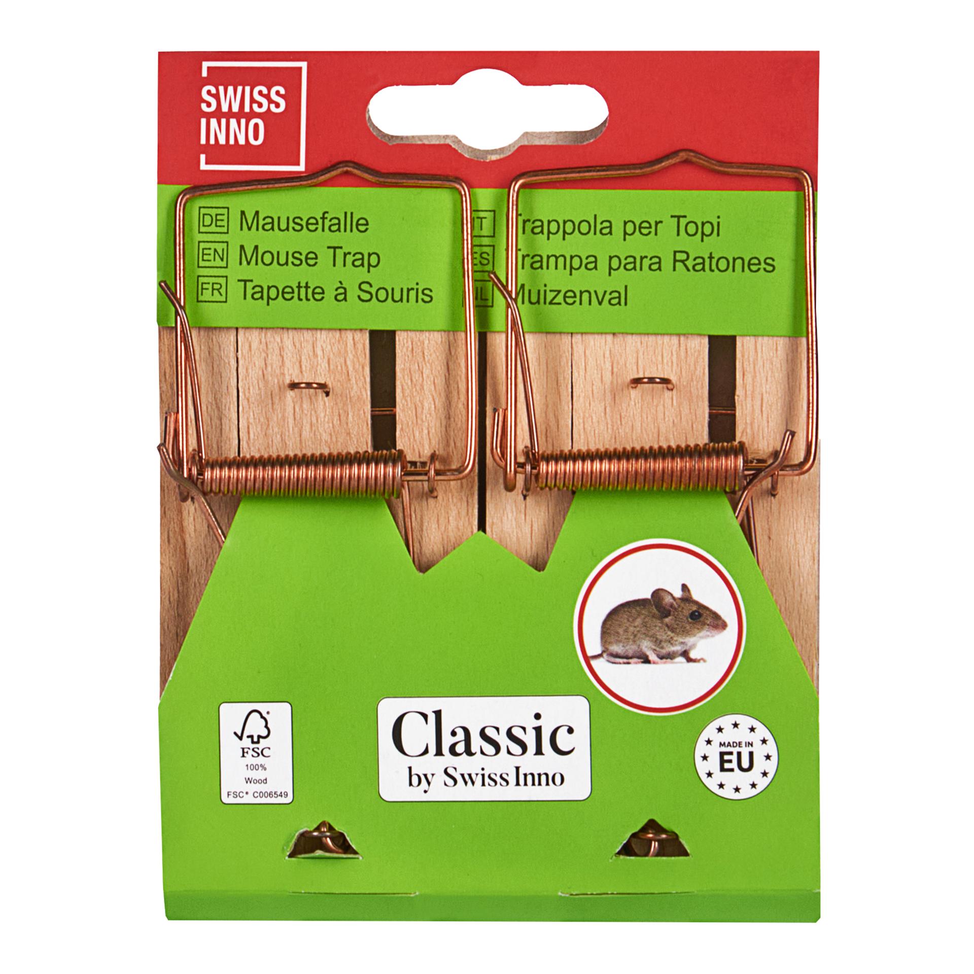 SWISSINNO Holz-Mausefalle