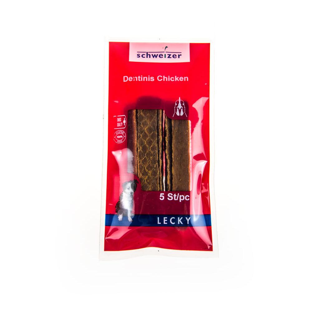 LECKY Dentinis Chicken Zahnpflege-Sticks mit Hähnchenfleisch