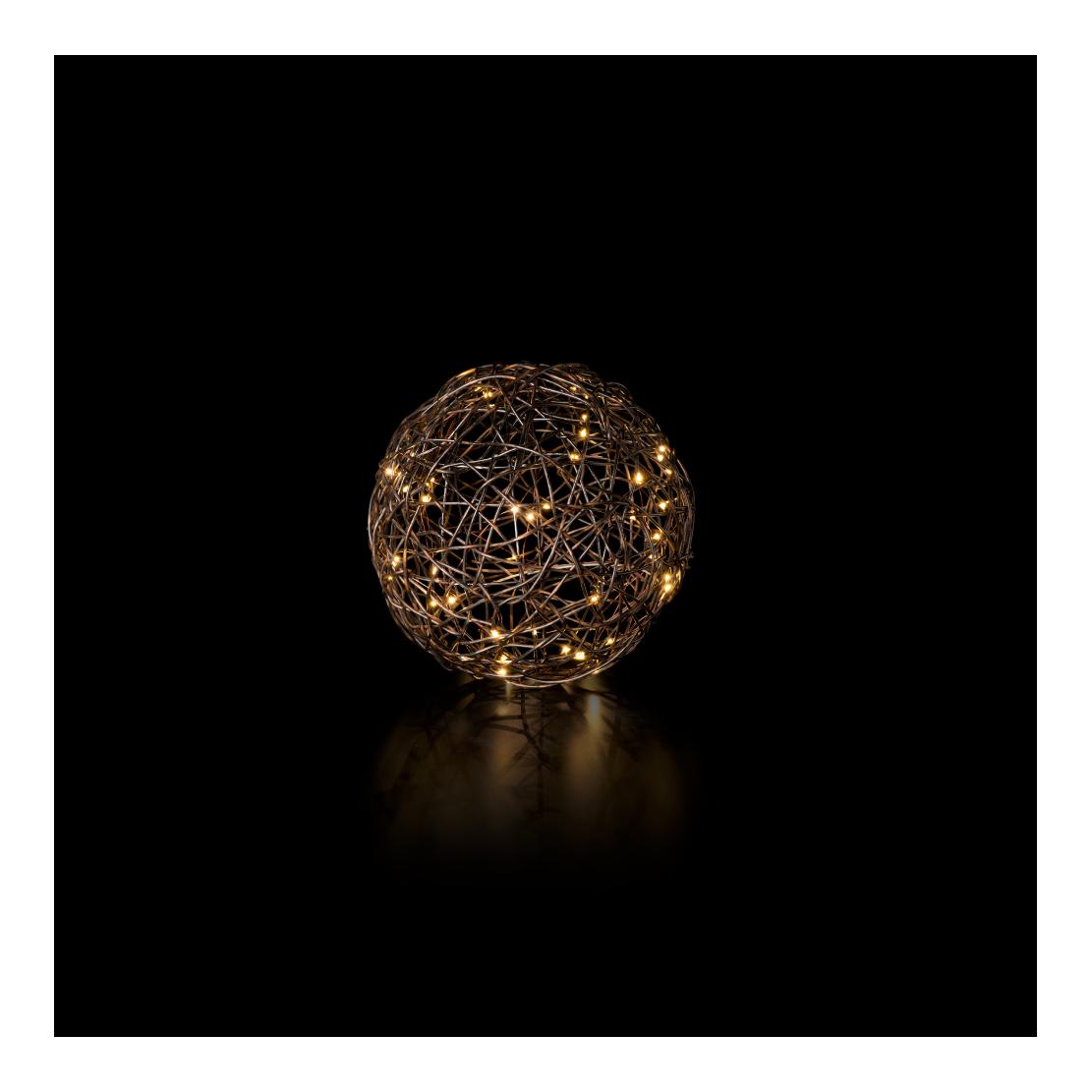 STT LED Rattan Kugel