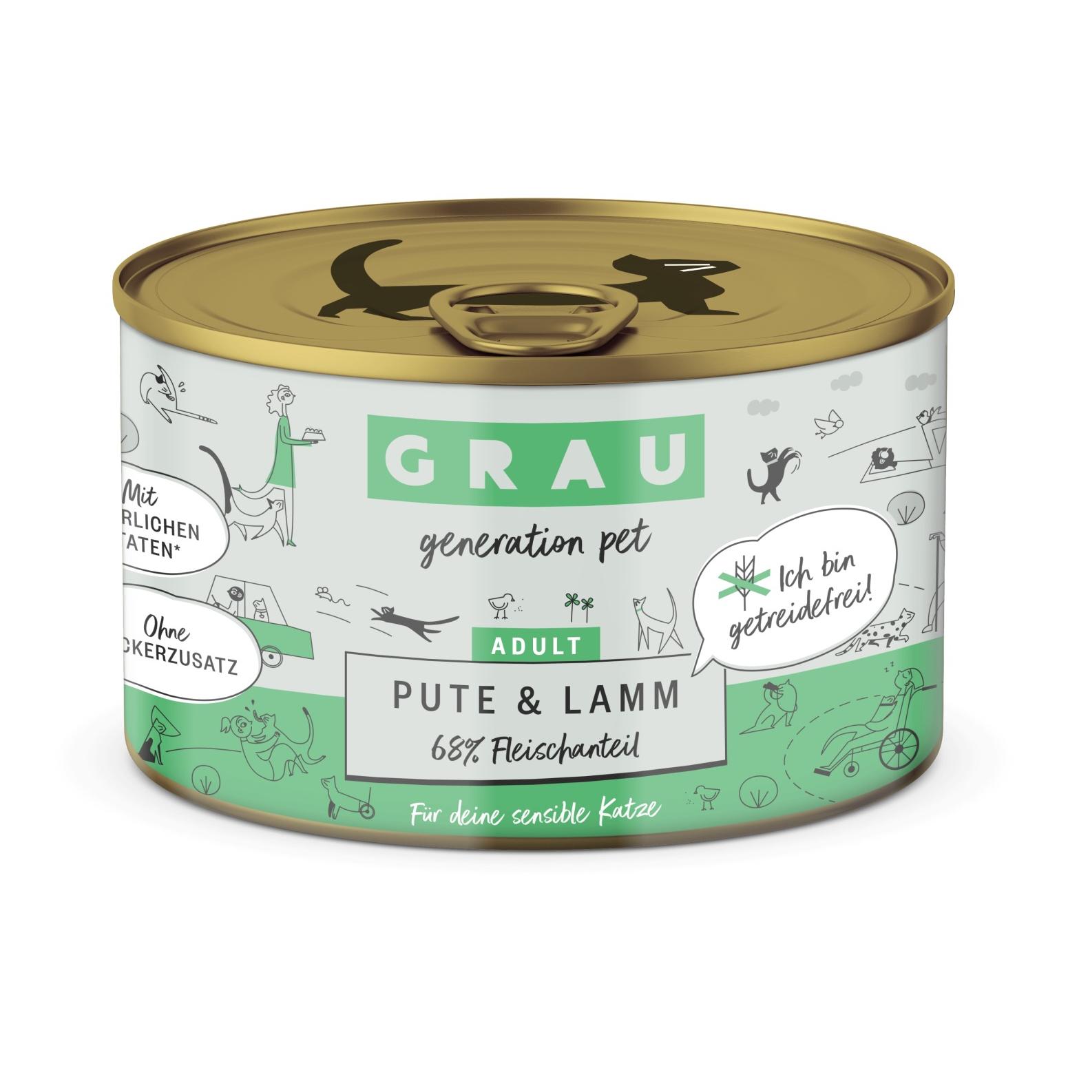 Grau - Generation Pet Nourriture humide dinde et agneau