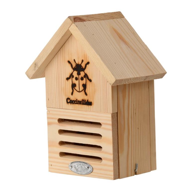 Esschert Marienkäferhaus mit Silhouette Holz