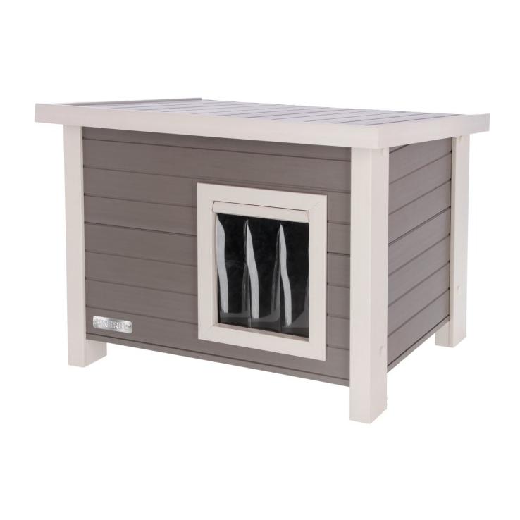 Kerbl Pet ECO-Katzenhaus Eli Grau