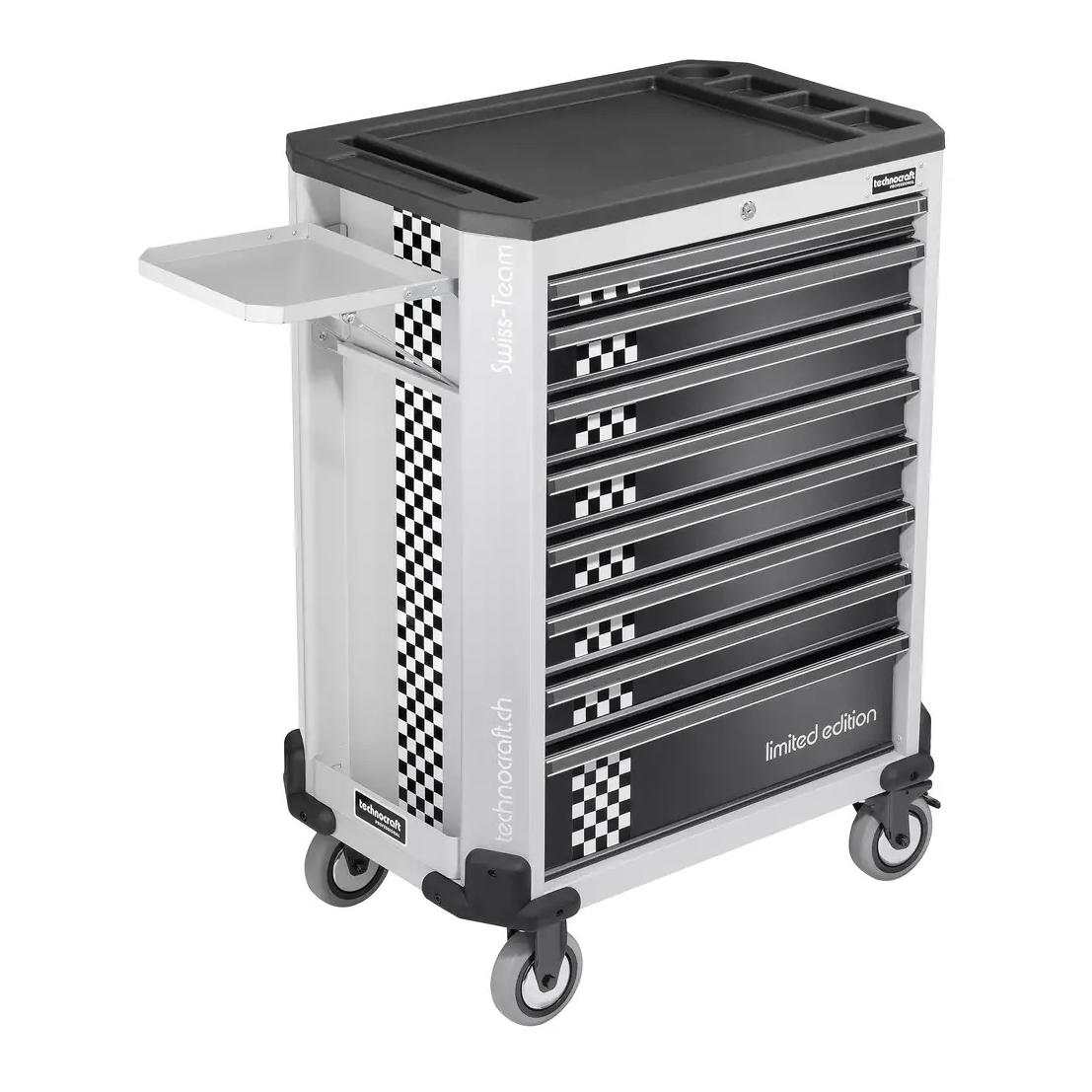 technocraft Werkstattwagen Black/Silver 297-TLG