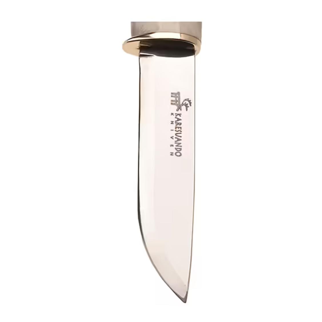 Bäver 10 - Jagdmesser mit Lederscheide