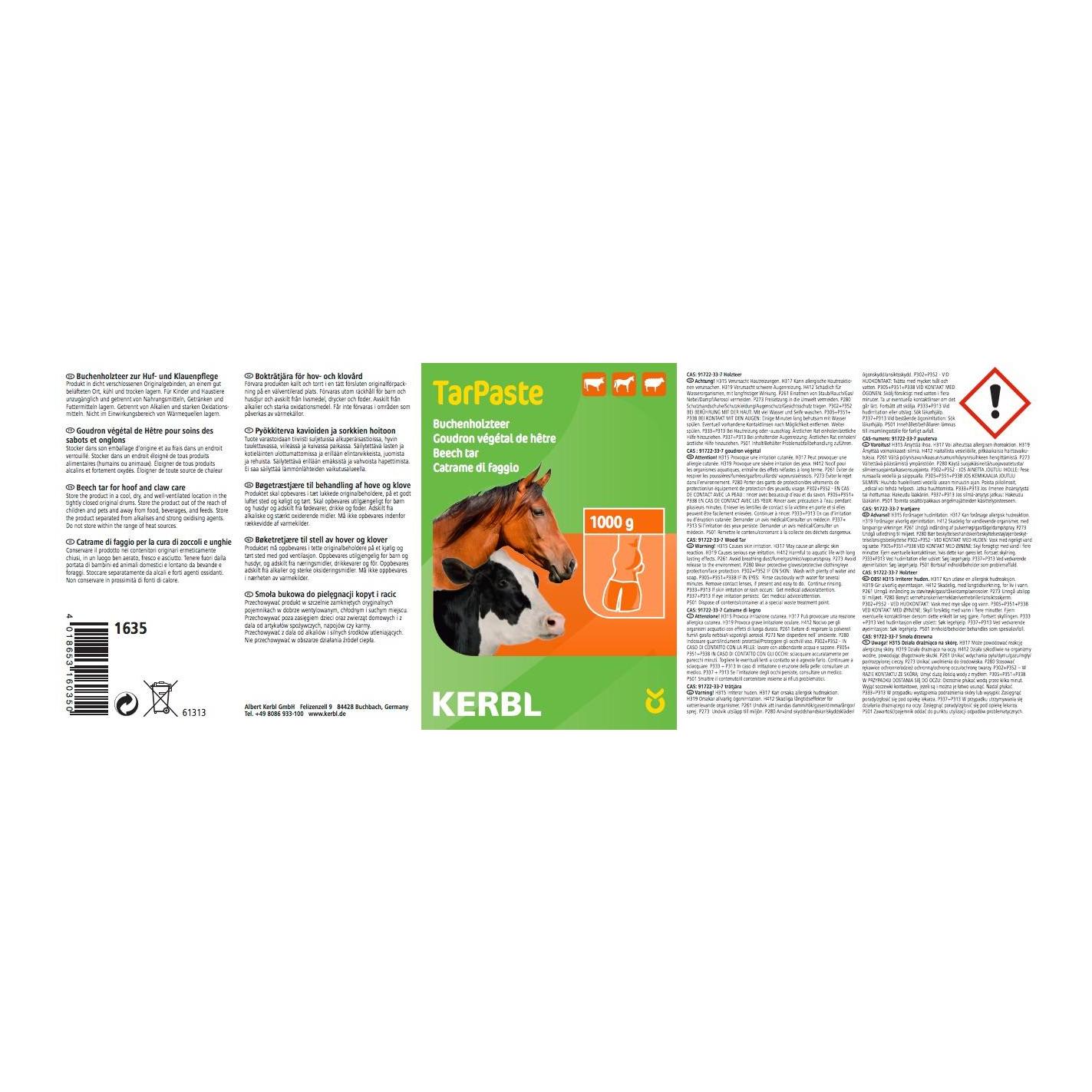 Kerbl Goudron de bois TarPaste