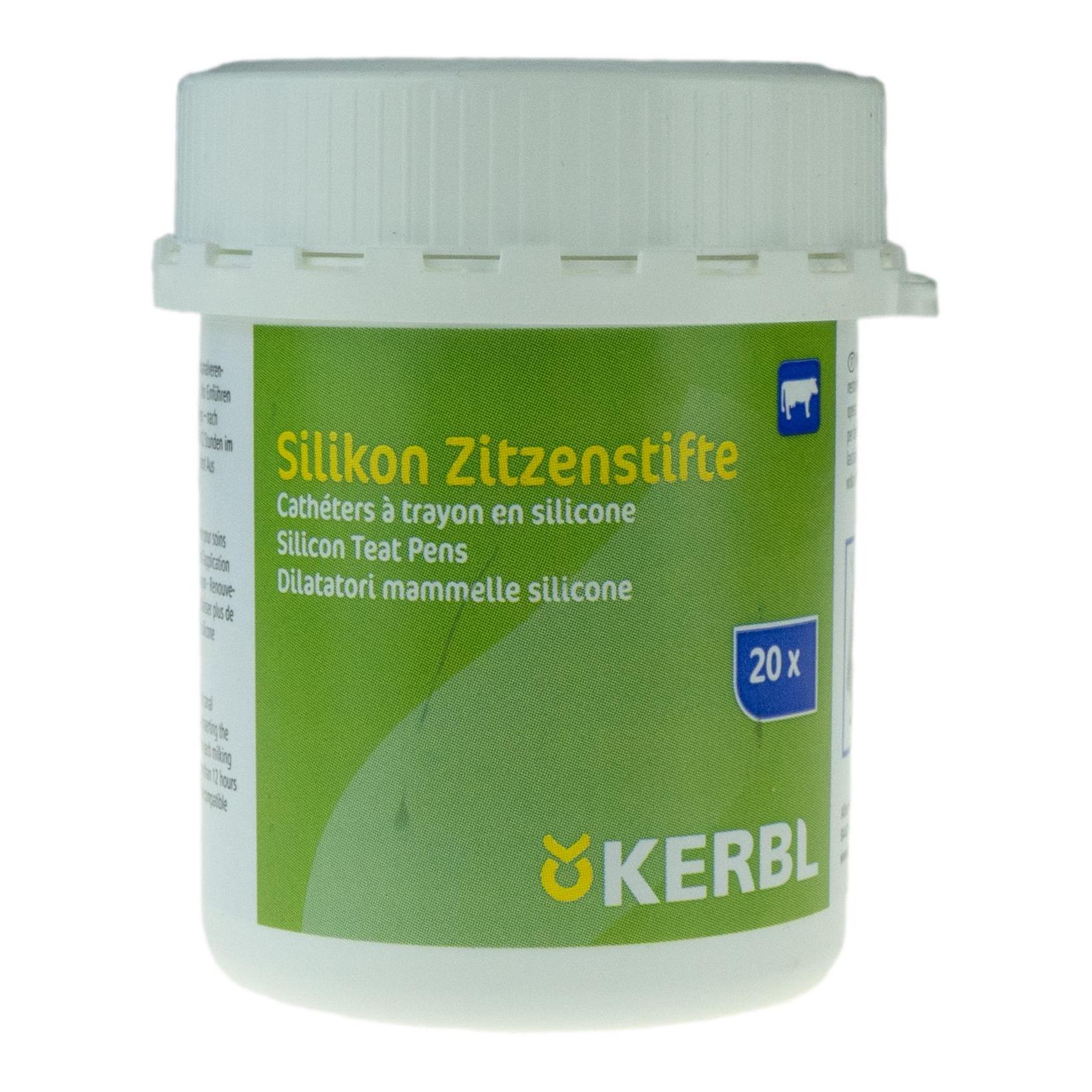 Kerbl Silikon Zitzenstifte Grün Transparent