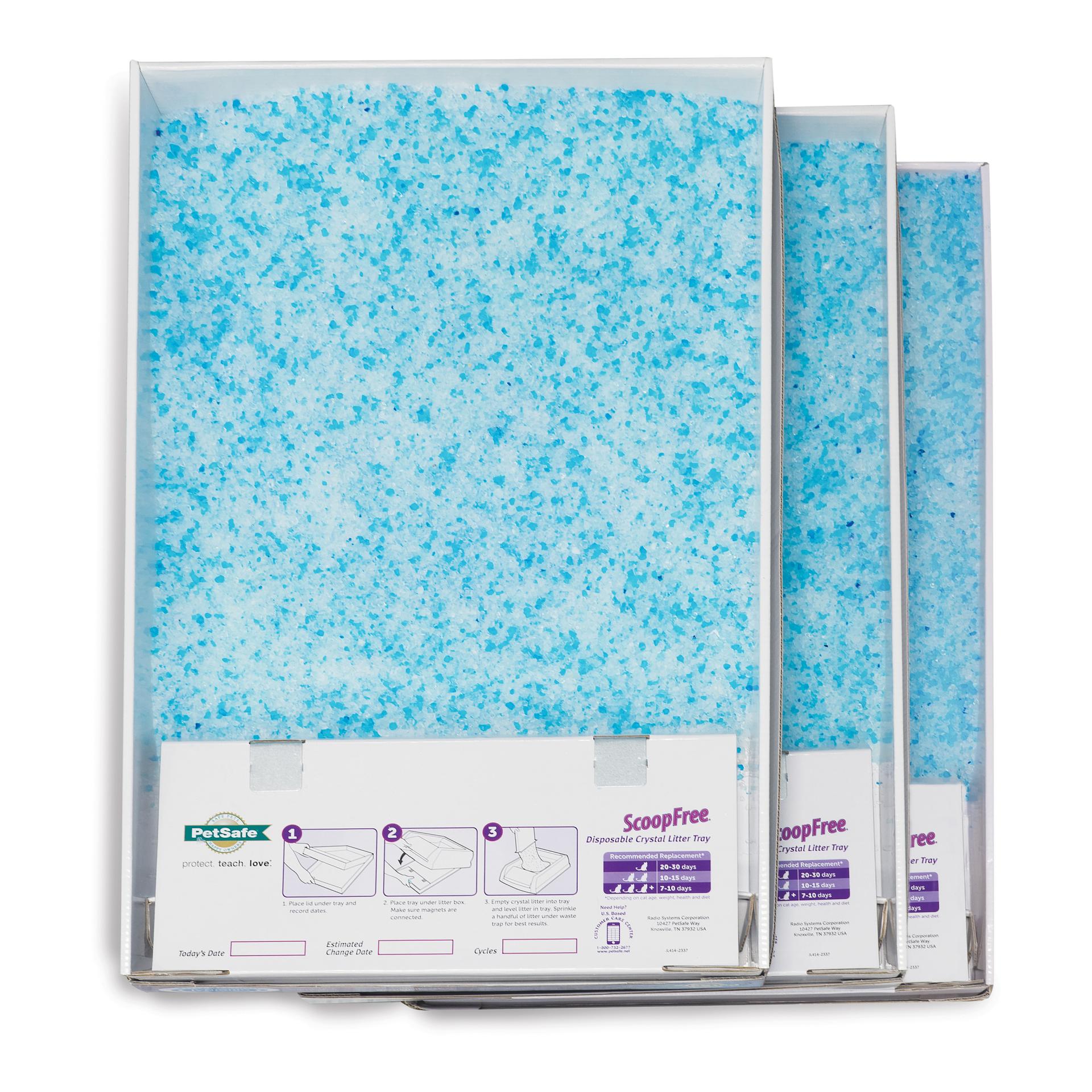 PetSafe Scoop Free Streu (3-Pack) - blau