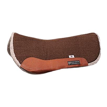 Western Imports Tapis de selle confortable SIERRA court - chocolat