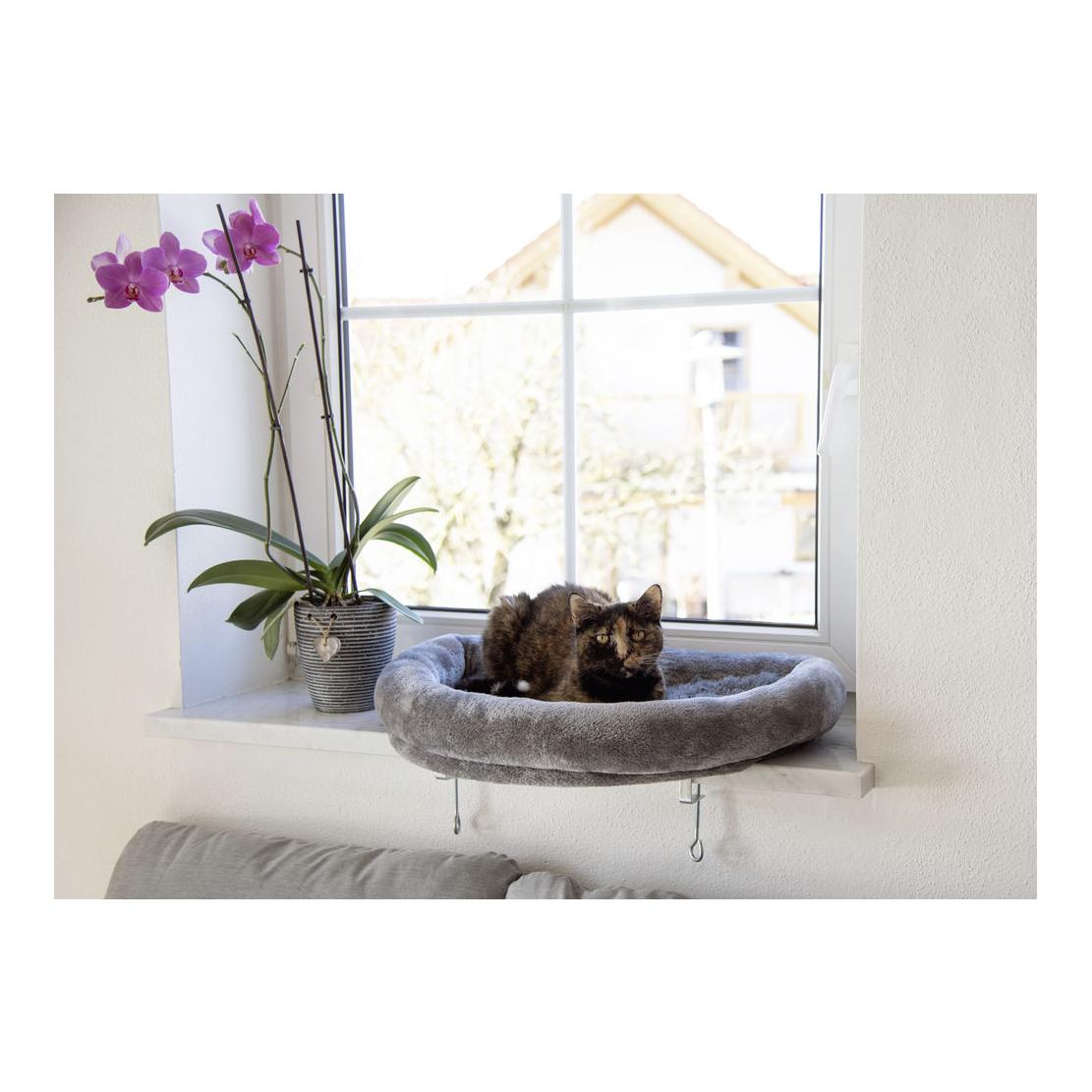 Kerbl Pet Lit d'appoint pour fenêtre - gris