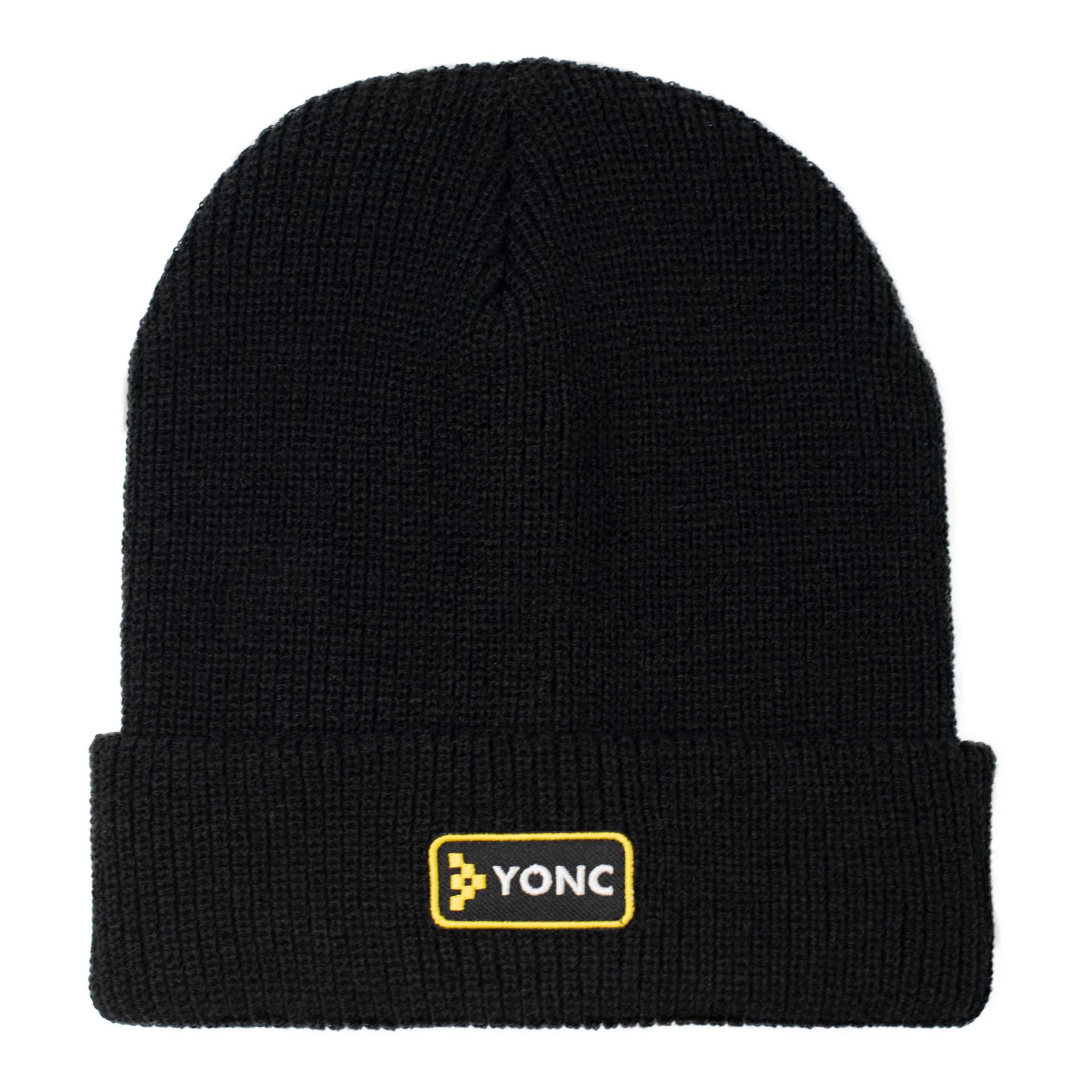 YONC Signature Beanie - Schwarz