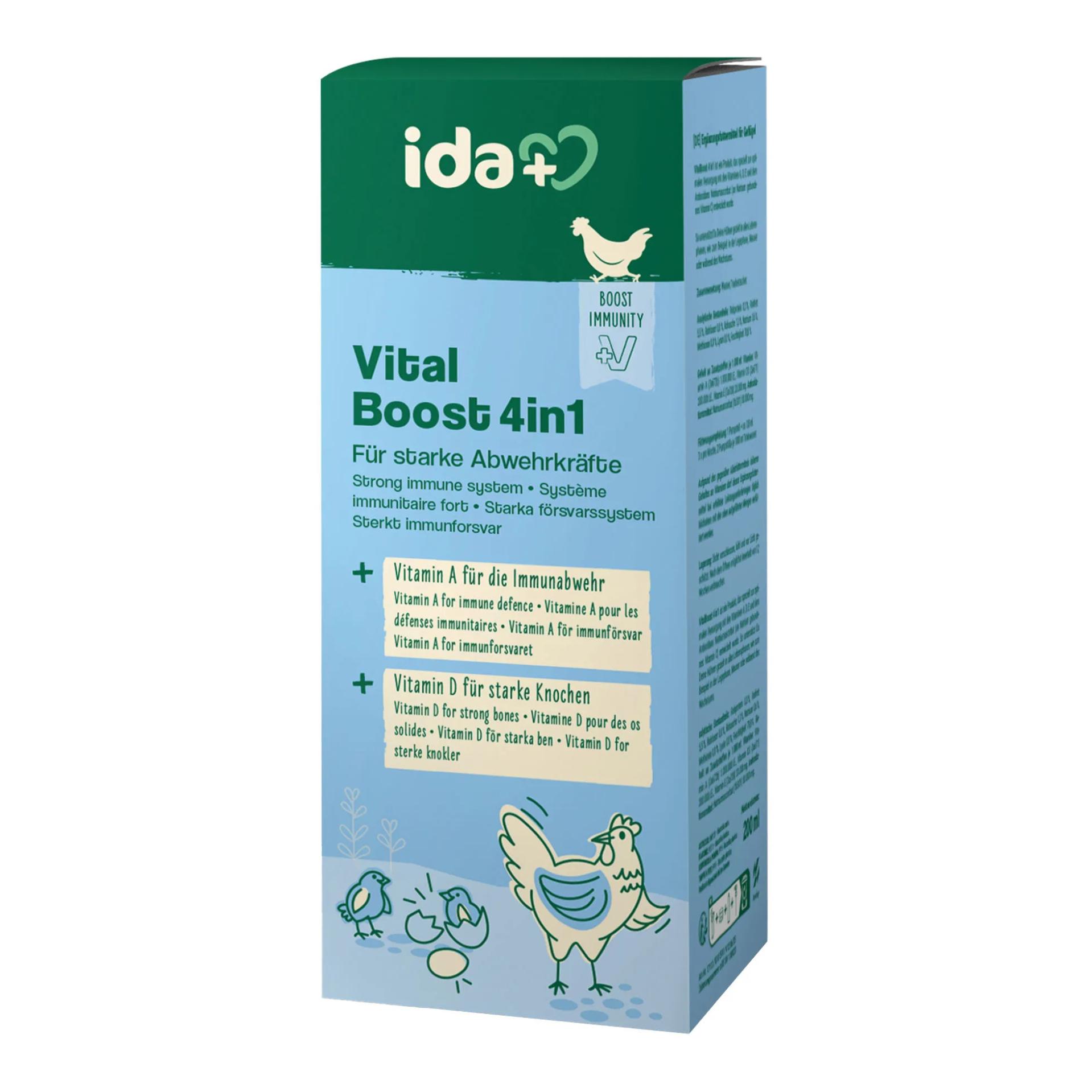 IdaPlus VitalBoost 4in1 – Vitaminkonzentrat für starke Abwehrkräfte