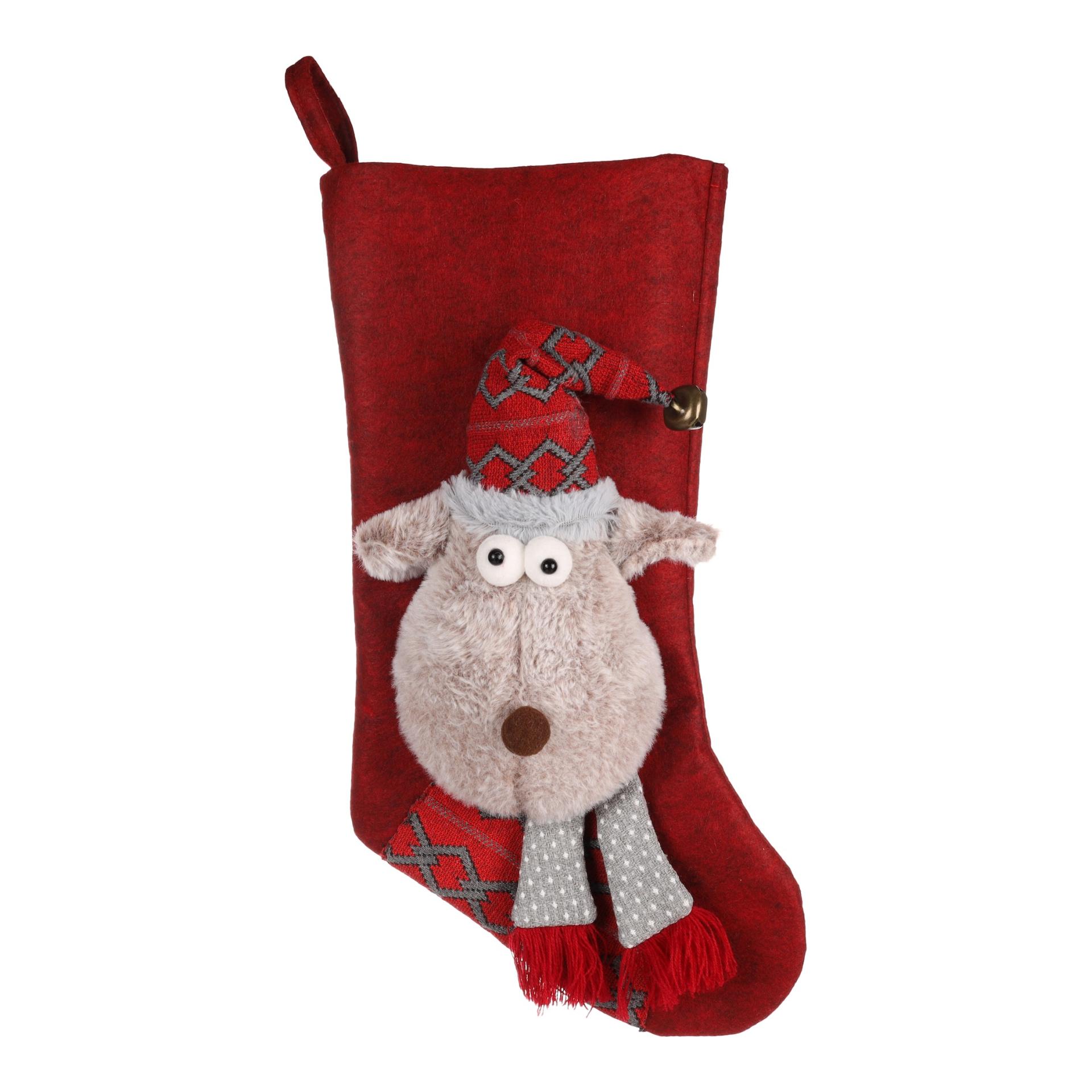 FLAMINGO Noël Jouets Renda Chaussette de renne