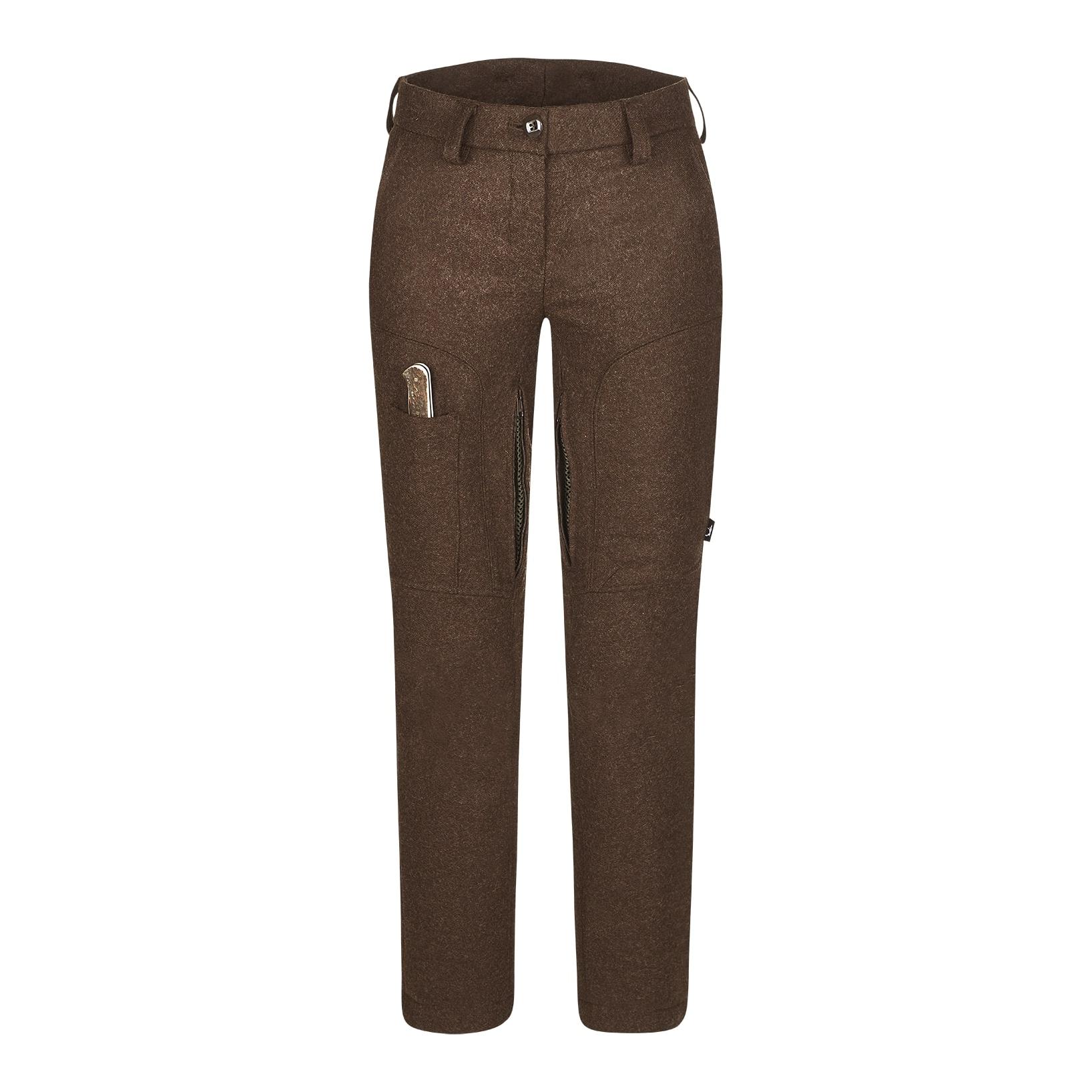 Jagdhund Pantalon en loden pour femmes Gamsstein 2 - Marron