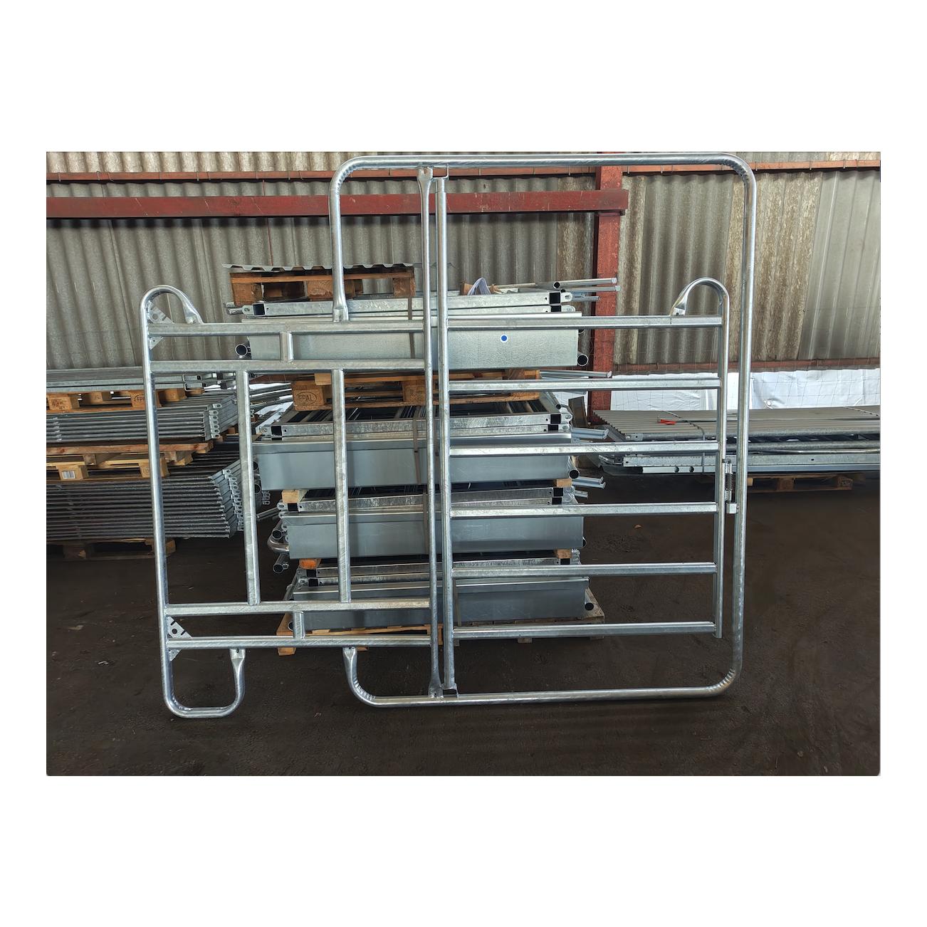 Hauptner Weidepanel Tor mit Fressgitter und zusätzlicher Querstange