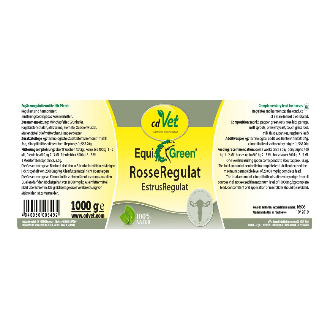 cdVet EquiGreen RosseRegulat
