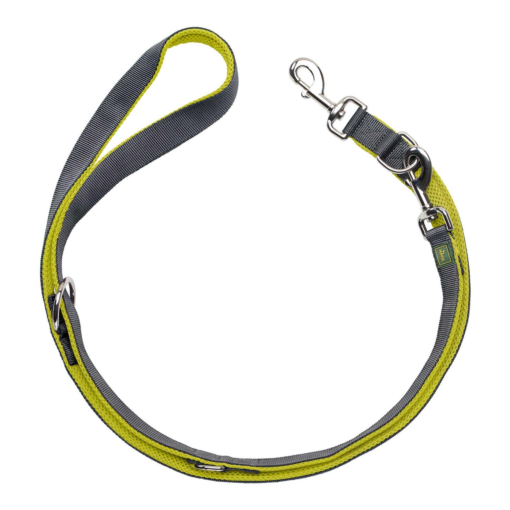 Hunter Verstellbare Leine Maldon - limette/grau