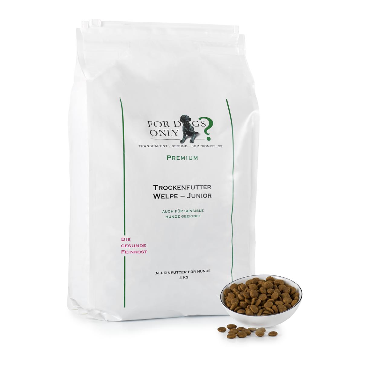 For Dogs Only? Trockenfutter Welpe – Junior