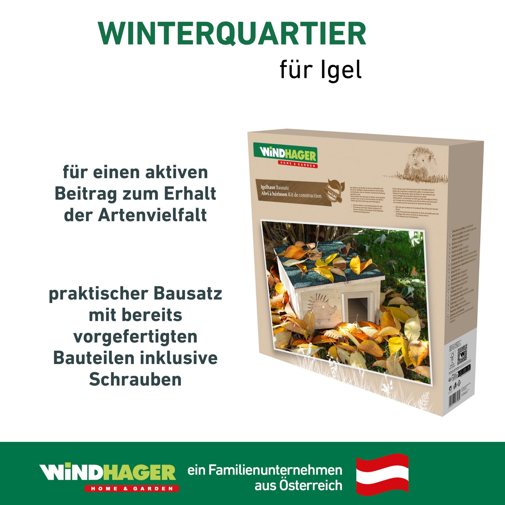 Windhager Igelhaus Bausatz