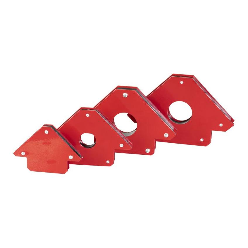Güde Schweissmagneten Set 4 tlg. Rot