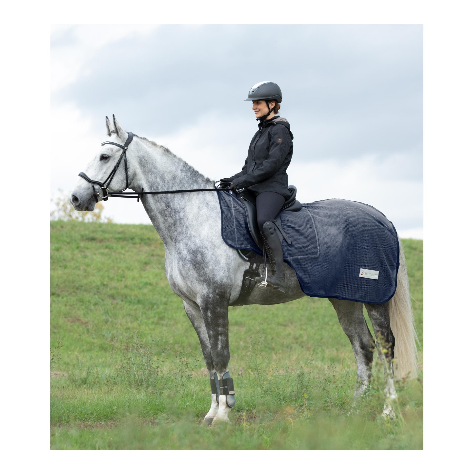 Waldhausen Fliegenausreitdecke Comfort - blau