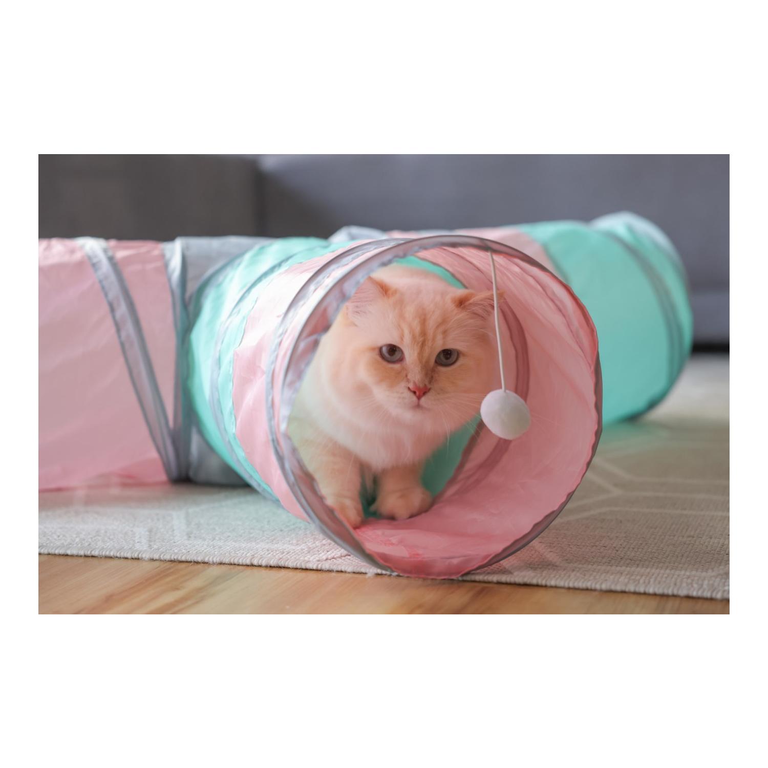 Kerbl Pet Tunnel pour chat Triangle