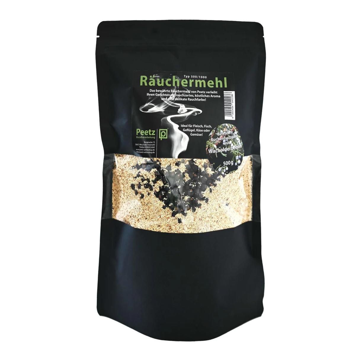 Peetz Räuchermehl mit Wacholderbeeren Braun